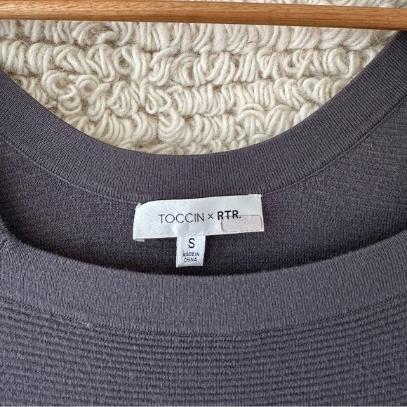 Toccin Gray Sweater Dress - Picture 3 of 7